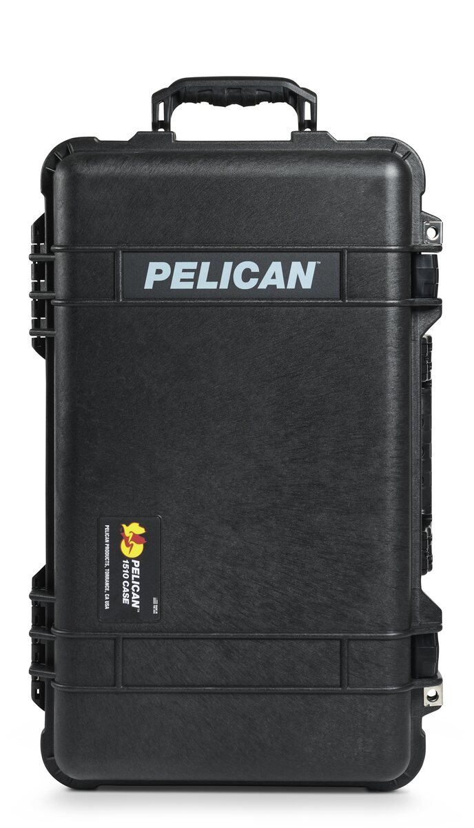 Pelican Protector studio case standing upright